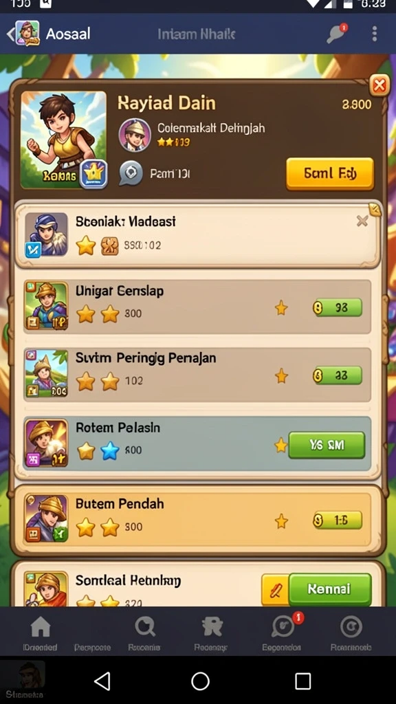 Antarmuka pengguna yang intuitif dan mudah dipakai.