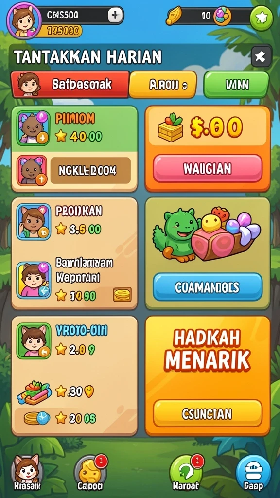 Berbagai tema slot yang menggoda untuk dicoba.