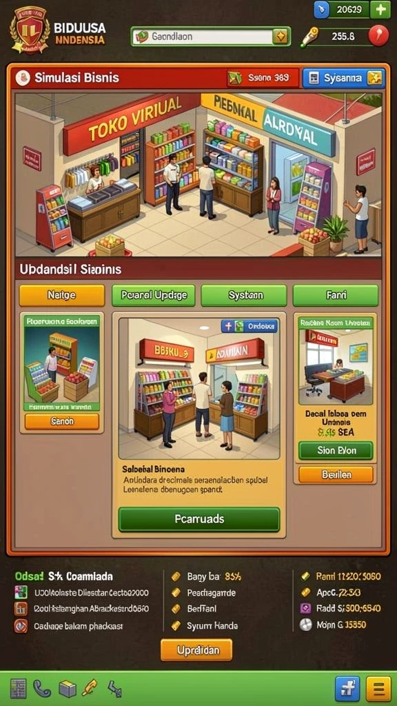 Tampilan antarmuka yang intuitif dan user-friendly.