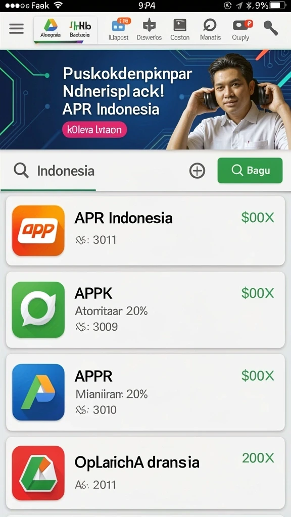 Tampilan antarmuka pengguna yang menarik dan bersih.