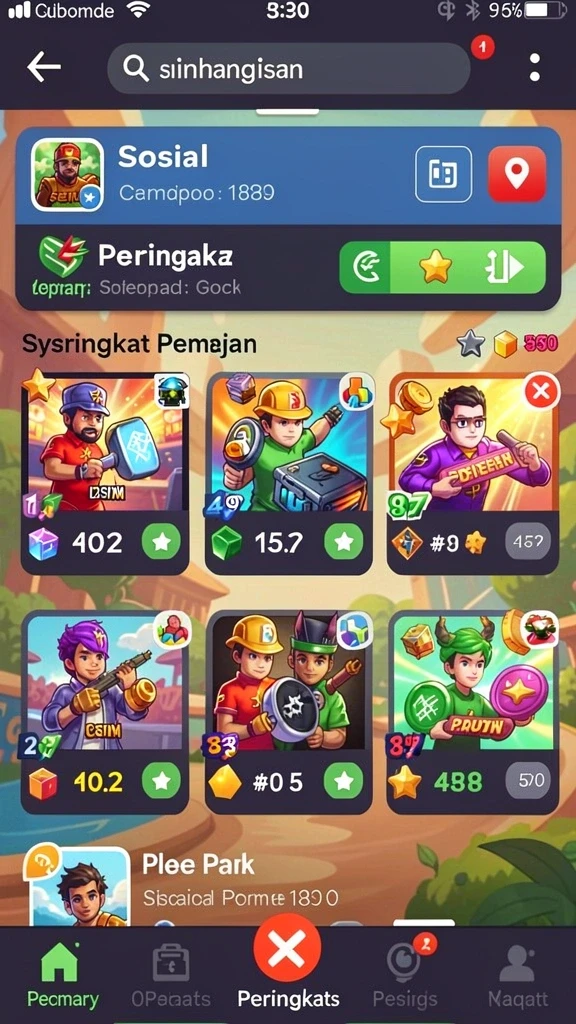 Berbagai pilihan permainan judi yang seru.
