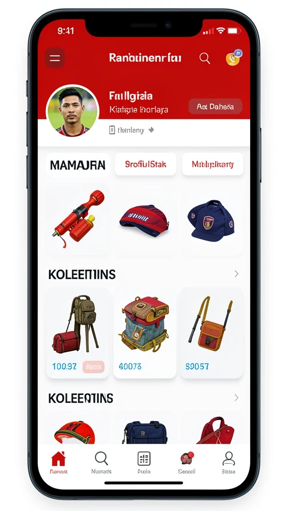 Fitur interaksi sosial yang memungkinkan bermain bersama teman.