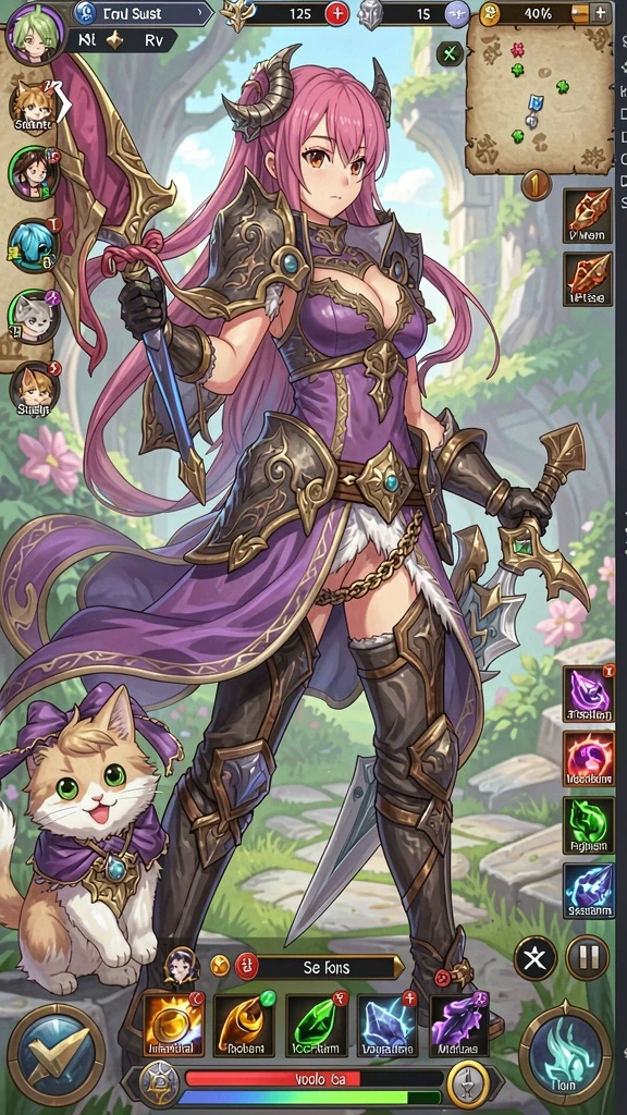 Level yang penuh warna dan imersif.