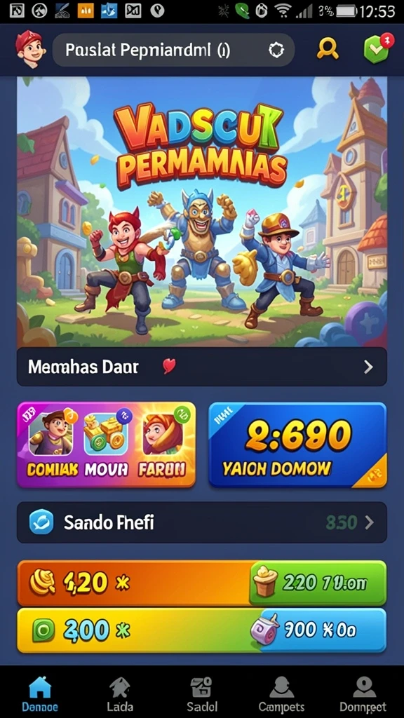 Pengalaman multiplayer yang seru dan interaktif.
