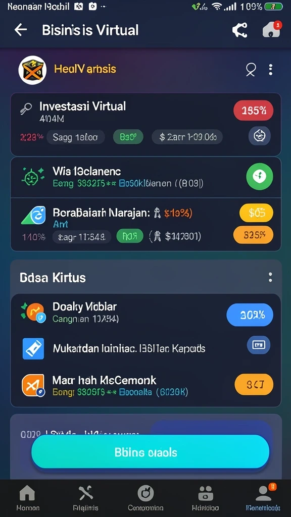 Tampilan awal yang menarik dan penuh warna.