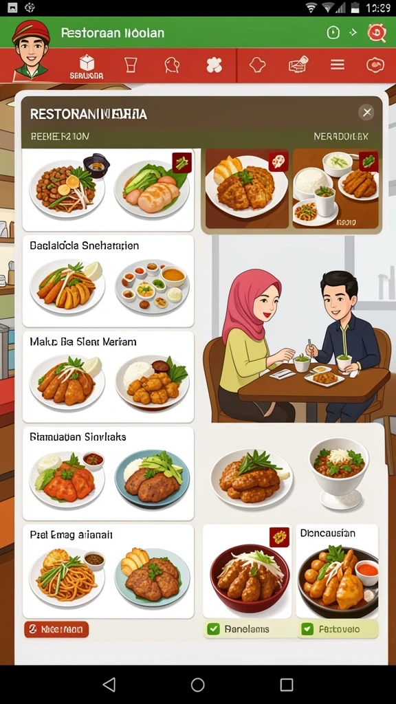 Aktivitas dalam mode multiplayer yang seru dan menghibur.