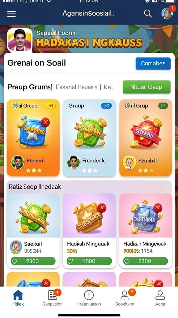 Karakter unik dengan kemampuan yang berbeda-beda.