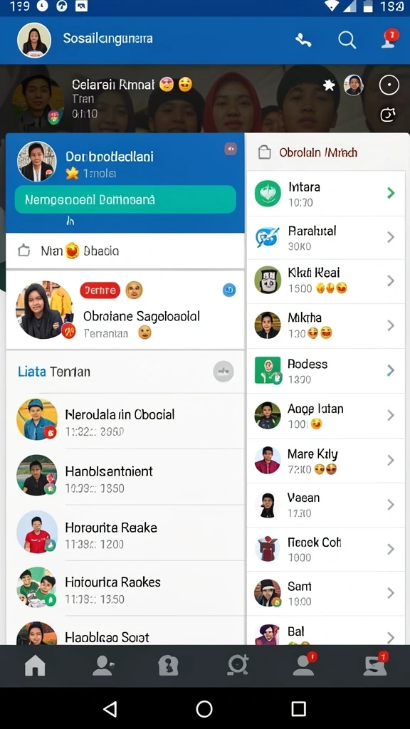 Antarmuka pengguna yang intuitif dan mudah digunakan.