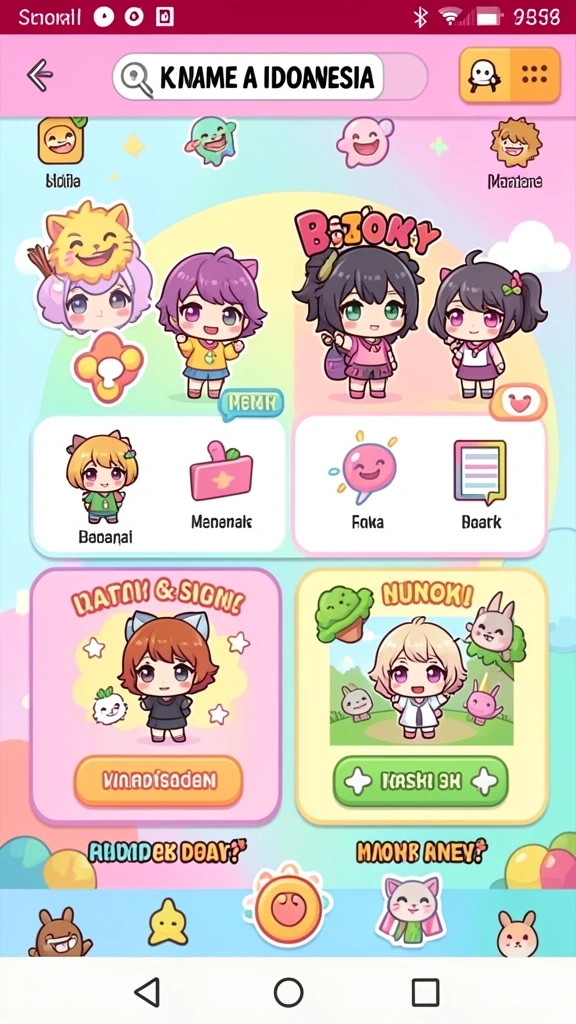 Tampilan awal aplikasi MEGA288 yang menarik.