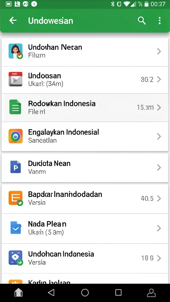 Tampilan antarmuka pengguna yang menarik.