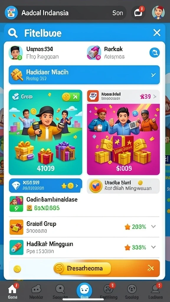 Karakter yang beragam dan skin yang menarik.