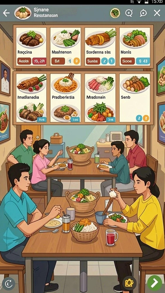 Tampilan antarmuka yang user-friendly.
