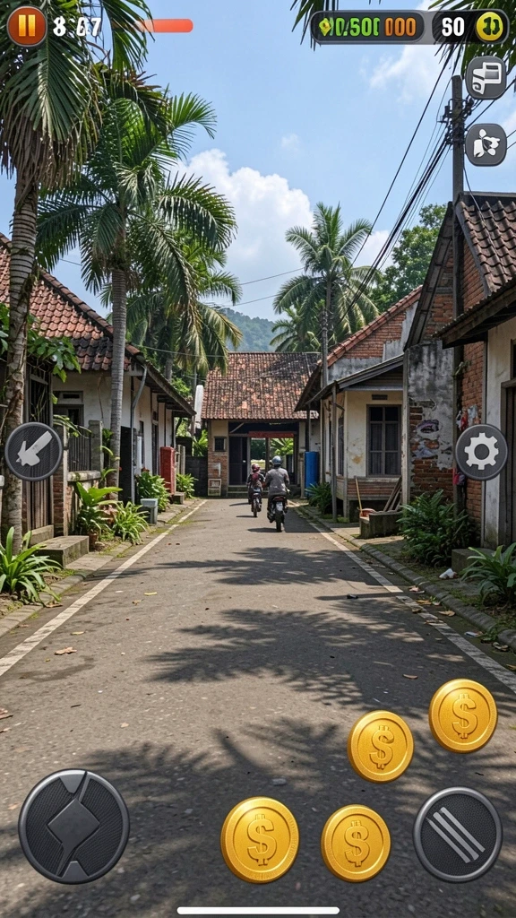 Gameplay seru yang menguji keterampilan pemain.