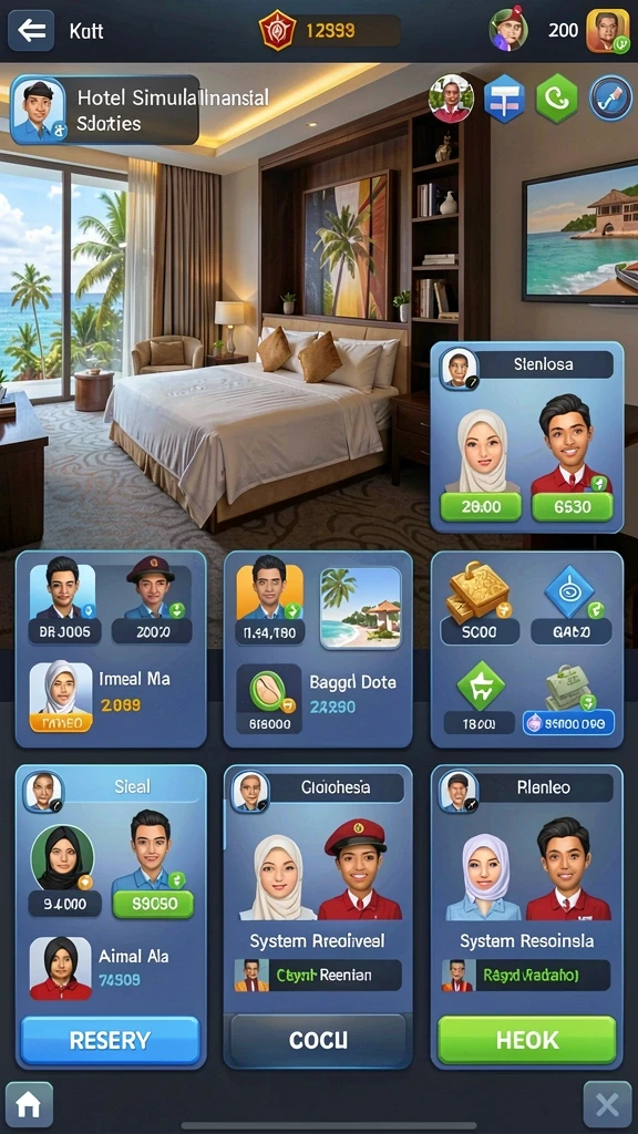 Tampilan antarmuka pengguna yang menarik.