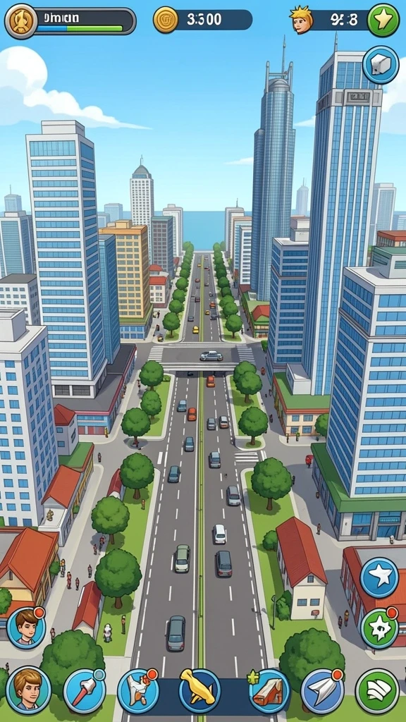 Screenshot menampilkan peta luas yang bisa dijelajahi.