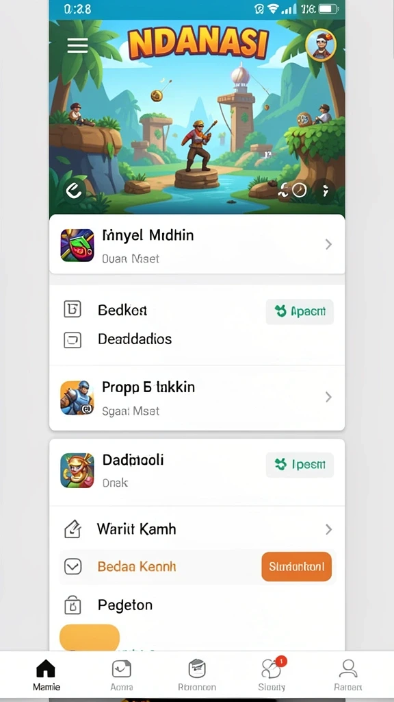 Tantangan menarik yang membuat pemain tidak bosan.