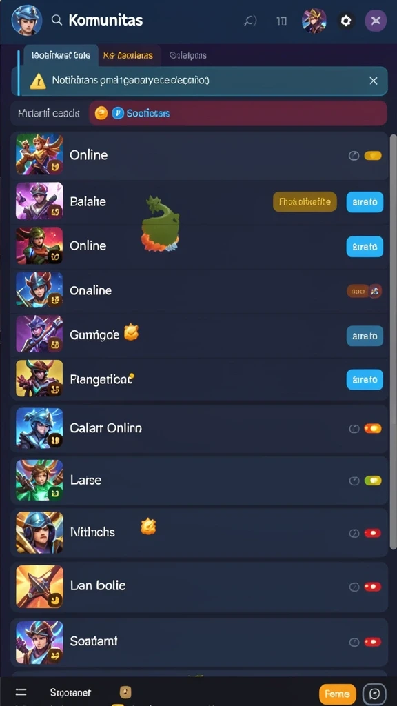 Berbagai karakter menarik dengan kemampuan unik.