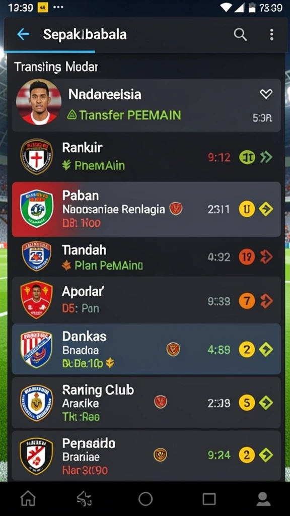 Pemandangan level yang indah dan penuh warna.