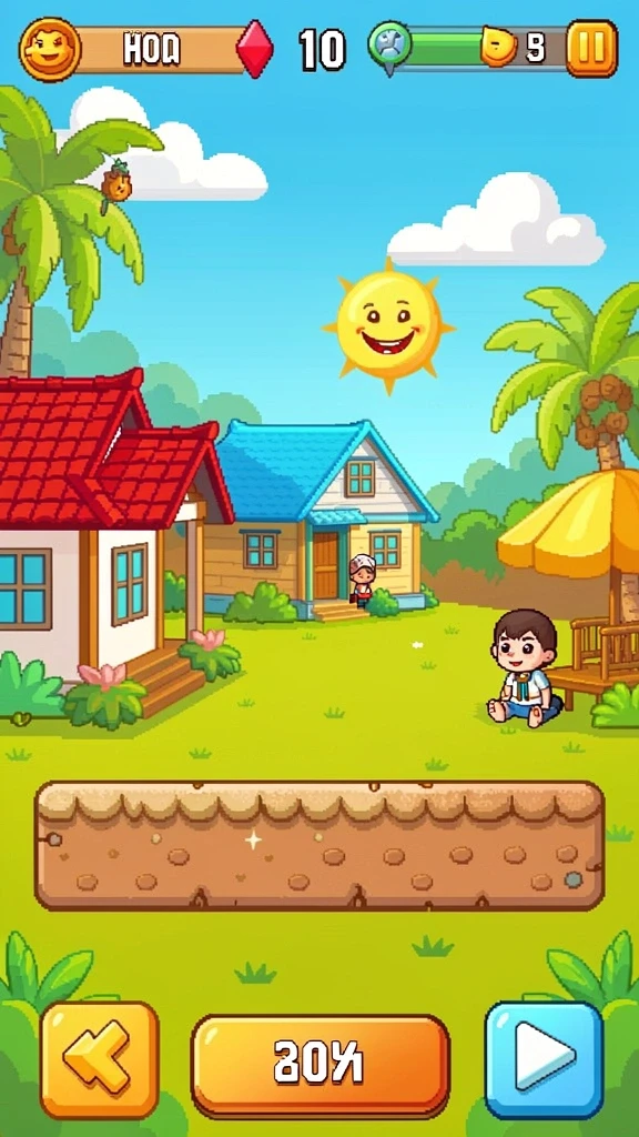 Screenshot menunjukkan momen seru saat bermain dengan teman.
