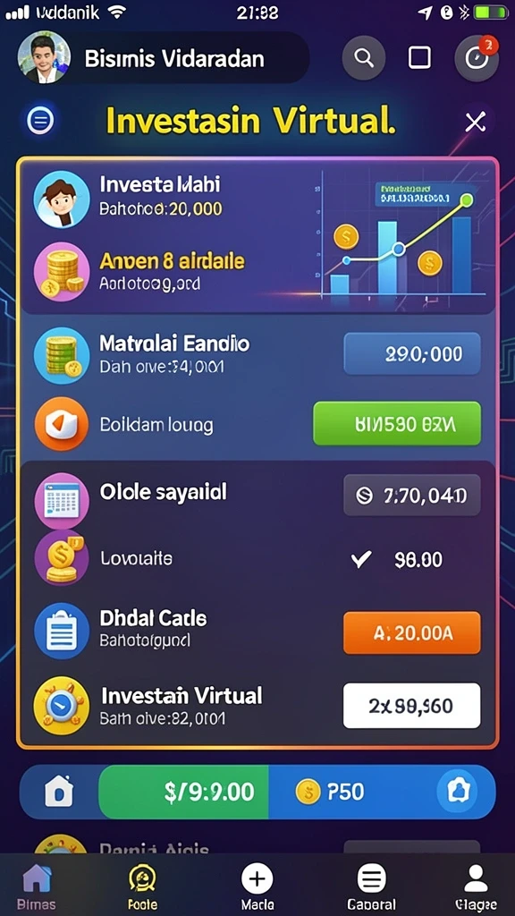 Tampilan awal aplikasi REZEGO yang menarik.