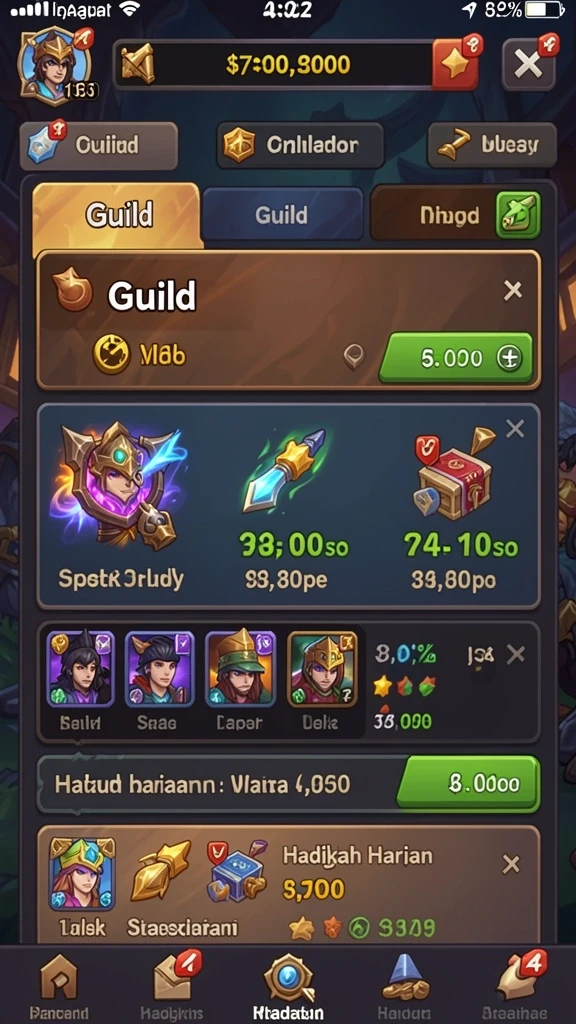 Screenshot menunjukkan pemain bersaing dalam mode multiplayer.