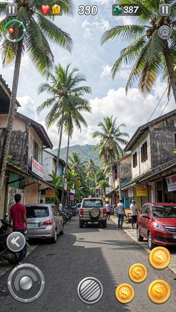 Tangkapan layar karakter utama yang sedang bertarung.