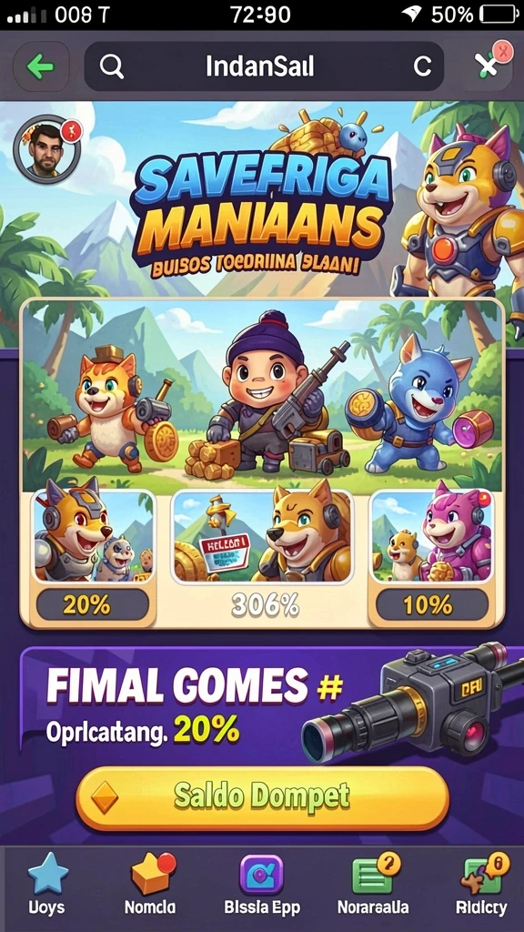 Pengalaman bermain multiplayer yang mendebarkan.