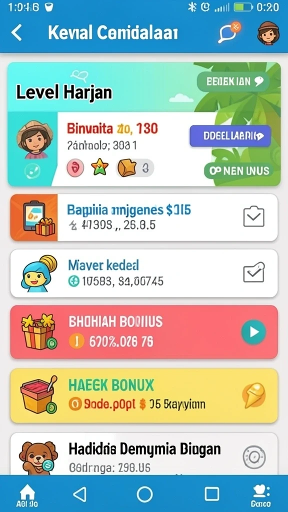 Tampilan antarmuka pengguna yang intuitif.