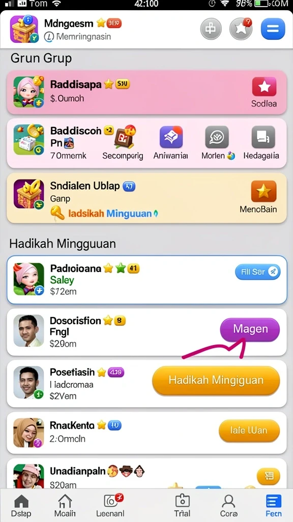 Tampilan antarmuka yang menarik dan mudah digunakan.
