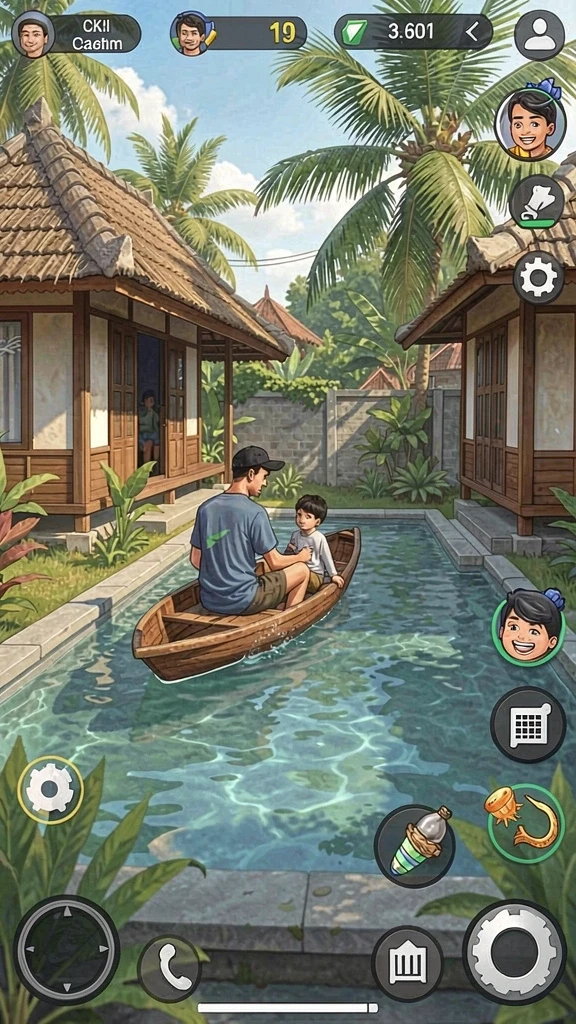 Aksi seru di lapangan hoki yang menegangkan.