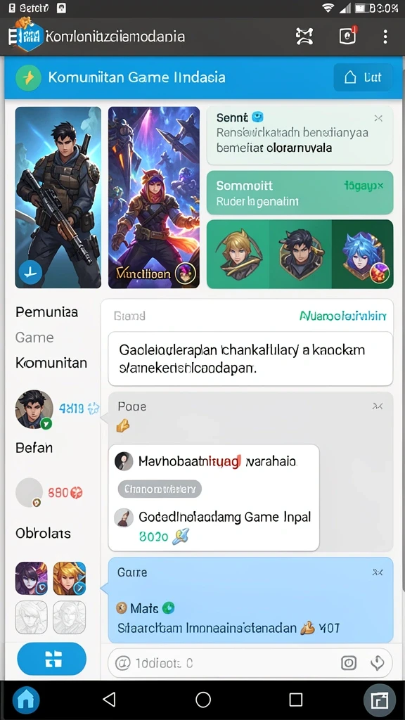 Screenshot fitur kolaborasi dengan pemain lain.