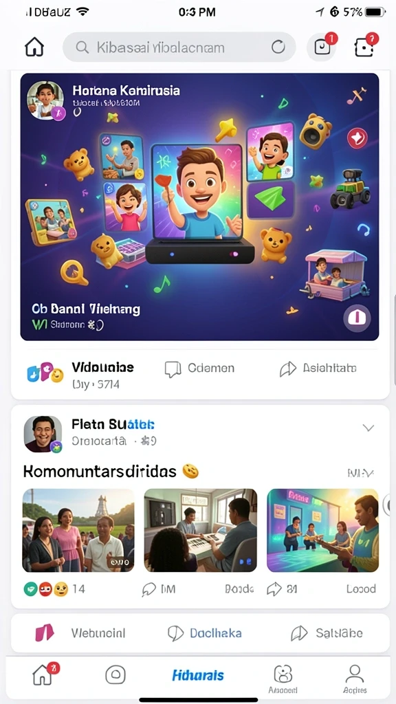 Menunjukkan pemandangan indah dari dunia WIRANAGA.